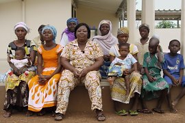 A polyclinic in Ghana