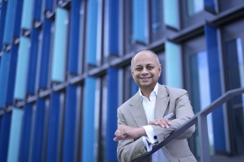 Michael Sen in corporate headquarters of Fresenius